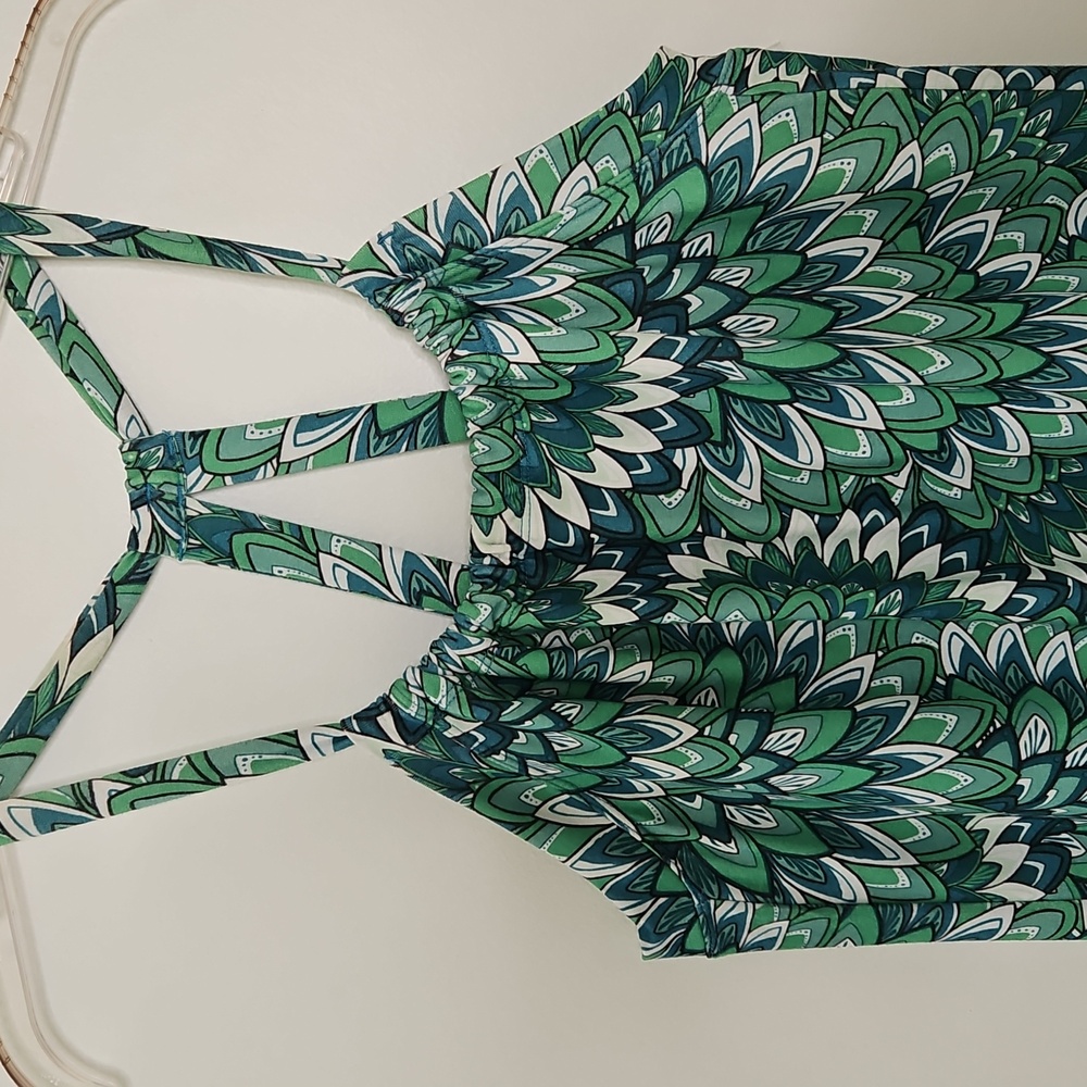 Prana Quinn Halter Dress Medallion Print Resortwear Size Small - Picture 4 of 14